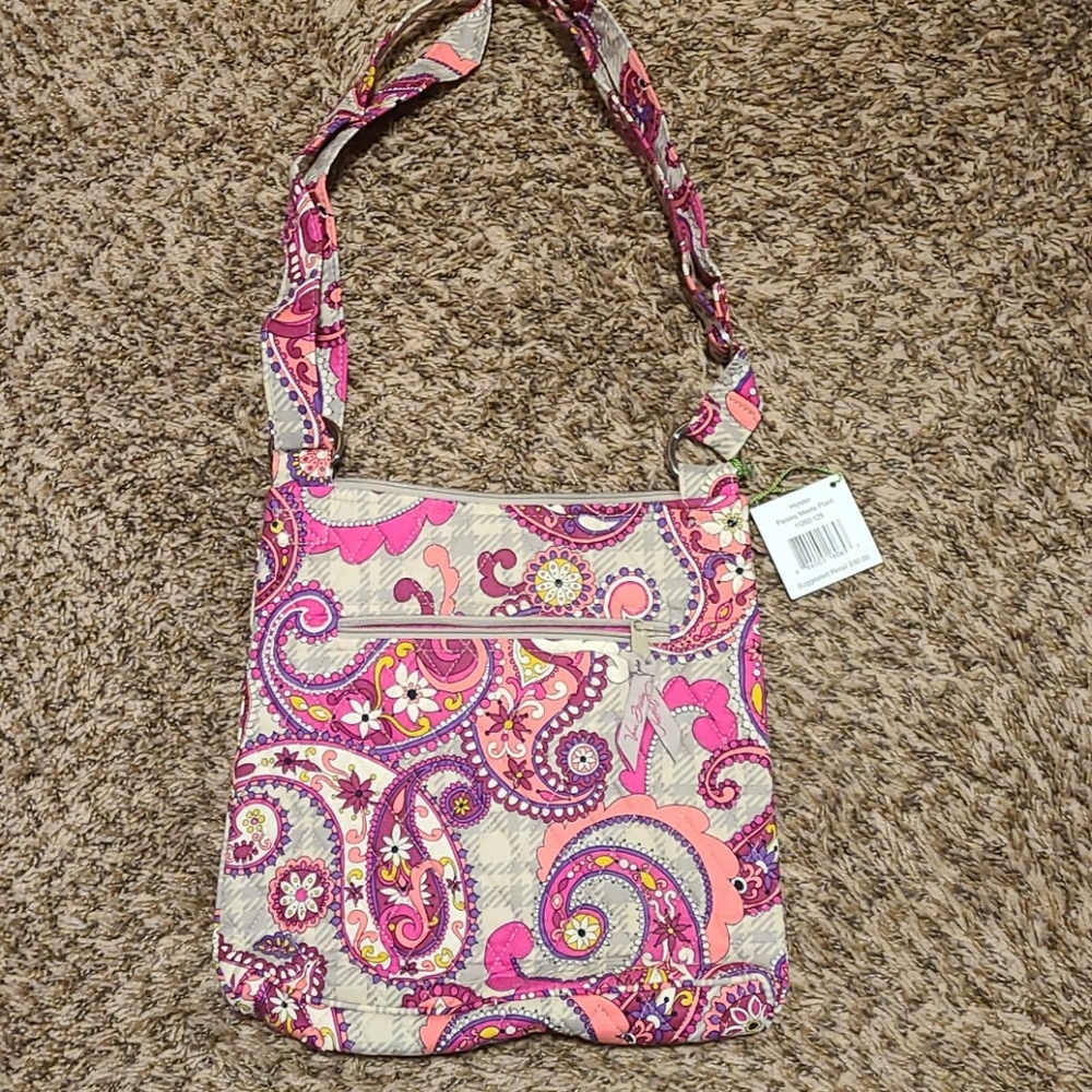 Vera Bradley Hipster Paisley Meets Plaid